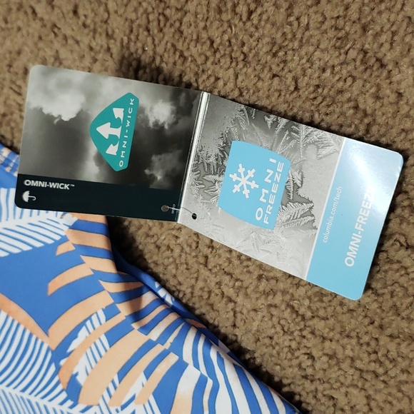 Columbia PFG Midway Bay Dress Tunic Blue Tropical Design Size XXS 2TP $50 NWT - Picture 7 of 12